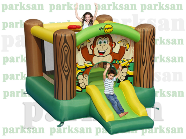 1112 - Şişme Oyun Parkı (Goril Kaydırak)