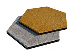 06-01 Altıgen Kauçuk Karo Modeli Özel Renkler