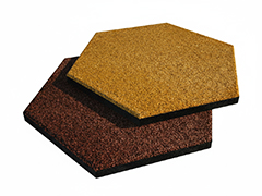 06-02 Altıgen Kauçuk Karo Modeli Özel Renkler