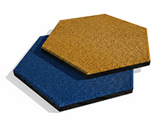 06-03 Altıgen Kauçuk Karo Modeli Özel Renkler