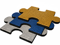 04-03 Puzzle Kauçuk Karo Modeli Özel Renkler