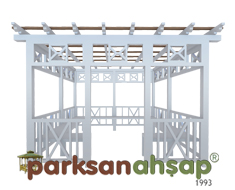 70376 - Ahap Pergole - 300(L)x300(W)x250(H) cm