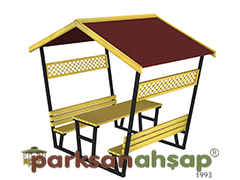 70425 - atl Piknik Masas (Metal) - 295(L)x180(W)x282(H) cm