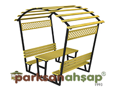 70420 - atl Piknik Masas (Metal) - 300(L)x180(W)x250(H) cm