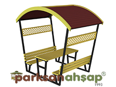 70433 - atl Piknik Masas (Metal) - 300(L)x180(W)x243(H) cm