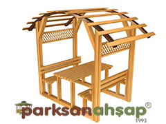 70401 - atl Piknik Masas (Ahap) - 190(L)x140(W)x250(H) cm