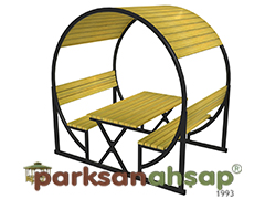 70440 - atl Piknik Masas (Metal) - 250(L)x180(W)x260(H) cm