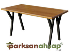 70747 - Ahap Dikdrtgen Masa (Profil Ayak) - 145(L)x70(W)x75(H)