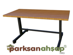 70744 - Ahap Dikdrtgen Masa (Profil Ayak) - 120(L)x60(W)x75(H)