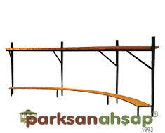 70398 - Ahap - Metal Pergole - 150(L)x500(W)x250(H) cm