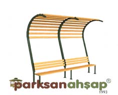 70396 - Ahap - Metal Pergole Bank - 100(L)x300(W)x250(H) cm