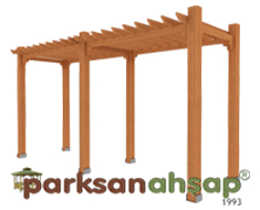 70360 - Ahap Pergole - 200(L)x500(W)x250(H) cm