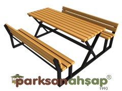 70550 - Piknik Masas (Metal Ayakl) - 145(L)x182(W)x80(H)