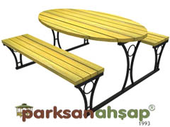 70543 - Piknik Masas (Metal Ayakl) - 145(L)x175(W)x75(H)
