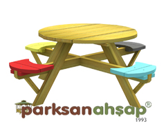 70501 - Piknik Masas (ocuk Boyu) - 130(L)x130(W)x61(H) cm