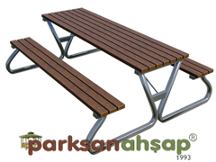 70541 - Piknik Masas (Metal Ayakl) - 195(L)x180(W)x75(H) 