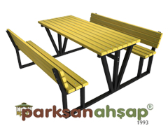 70552 - Piknik Masas (Metal Ayakl) - 145(L)x182(W)x80(H)