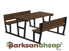 70553 - Piknik Masas (Metal Ayakl) - 195(L)x190(W)x80(H)
