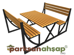 70554 - Piknik Masas (Metal Ayakl) - 195(L)x220(W)x80(H)