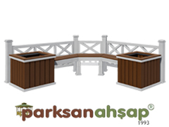 70850 - Ahap Saksl Bank 360(L)x60(W)x80(H) cm