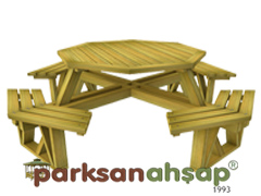 70507 - Piknik Masas (Sekizgen) - 228(L)x228(W)x75(H) cm