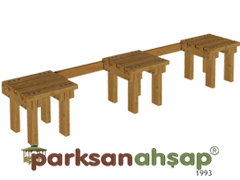 70617 - Ahap Bank 220(L)x40(W)x45(H) cm