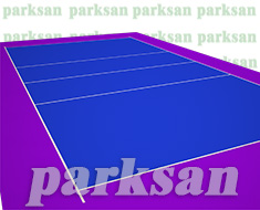 32-06 Akrilik Zemin Kaplama Uygulamas (Voleybol Sahas)