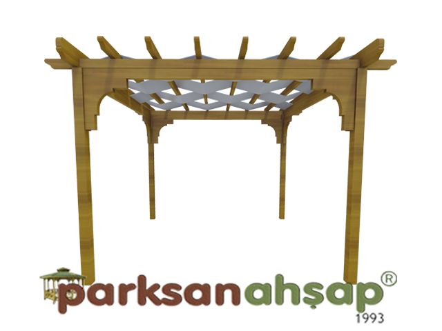 70354 - Ahap Brandal Pergole - 300(L)x300(W)x250(H) cm