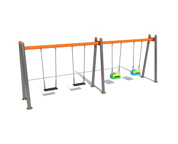 50972 - Dörtlü Park Salıncak
