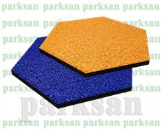 09-03 Epdm Yzeyli Kauuk Karo Zemin Kaplama Altgen Modeli