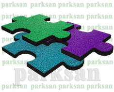 06-03 Epdm Yzeyli Kauuk Karo Zemin Kaplama Puzzle Modeli