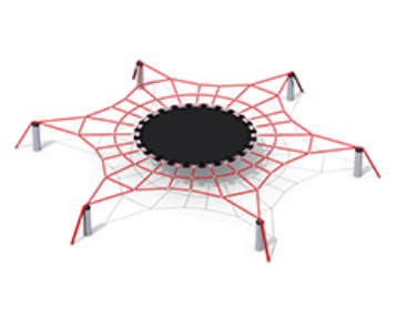 53704 - İp Tırmanma Örümcek Trambolin
