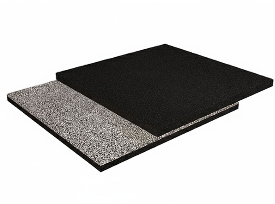 01-01 Kau�uk Karo (50x50 cm)-(Siyah-Gri)