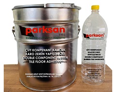 Poliüretan Çift Kompenant Kauçuk Zemin Yapıştırıcısı