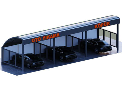 71068 - Araba Yıkma Kanopisi