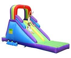 30501 - Şişme Oyun Parkı (İkili Gökkuşağı Kaydırak)